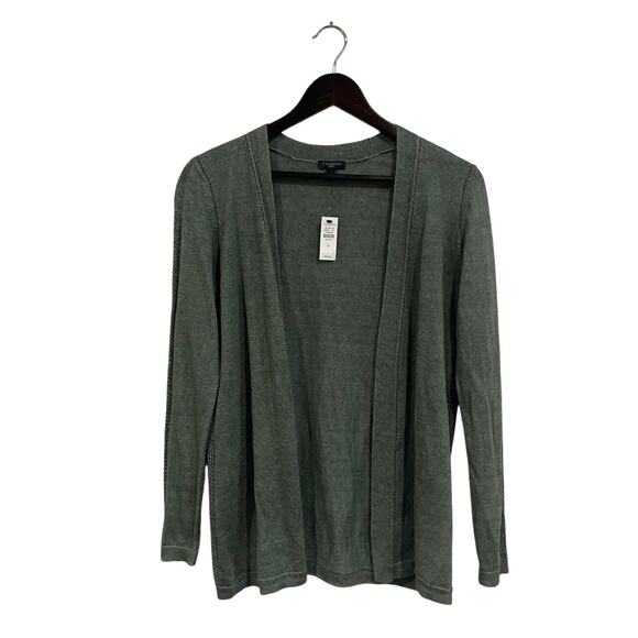TALBOTS NEW Long Sleeve Open Cardigan Linen Small - Picture 1 of 7